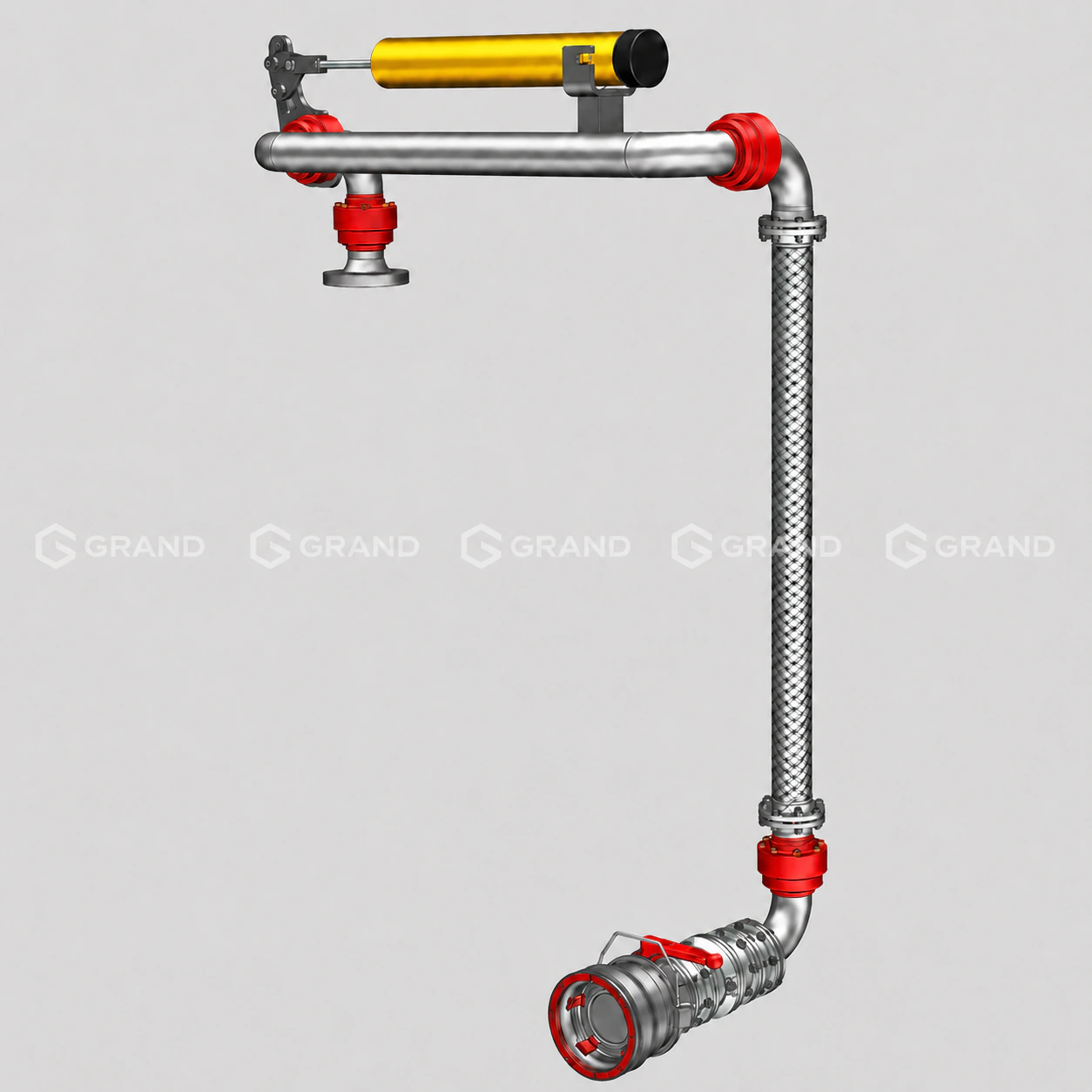 Bottom Loading Arm with API Coupler