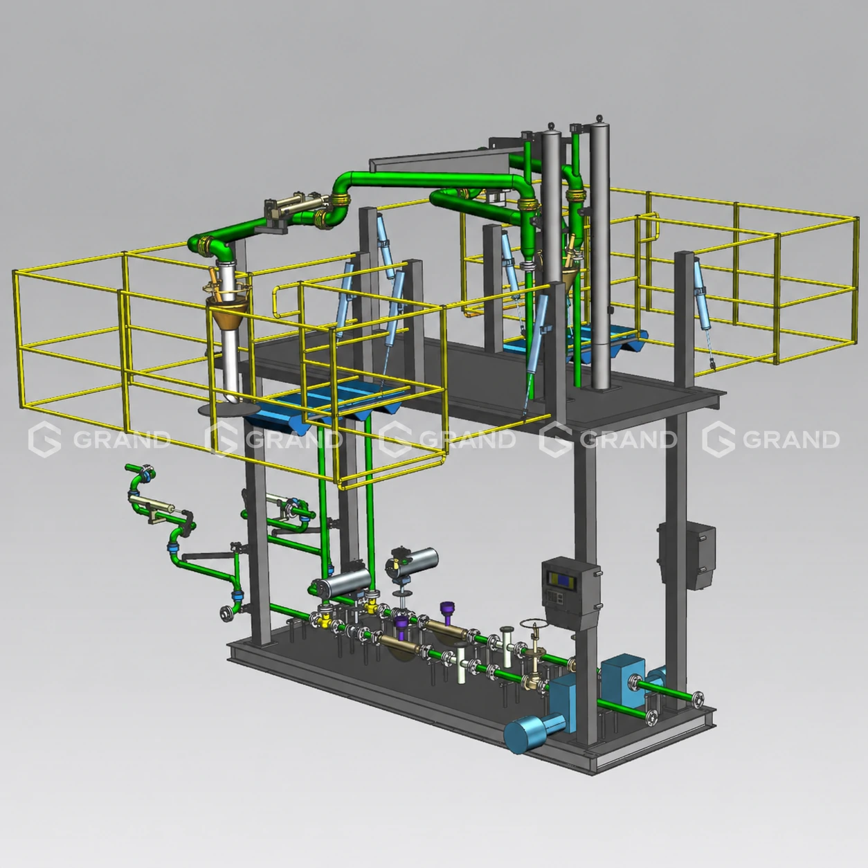 Folding Stairways Loading Platform