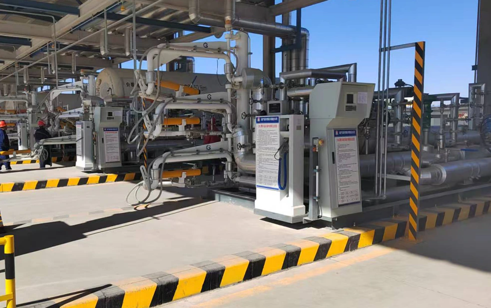 LNG truck loading and unloading skid valve and instrument detail