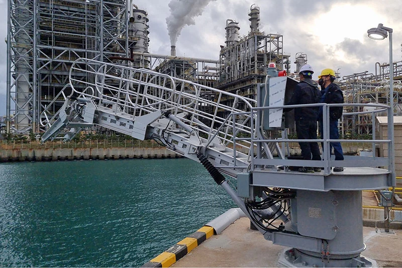 S-OIL Ulsan Chemical Terminal — Column-Type Marine Gangway